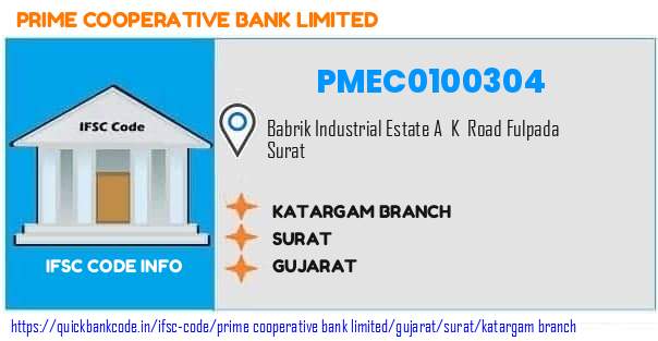 Prime Cooperative Bank Katargam Branch PMEC0100304 IFSC Code