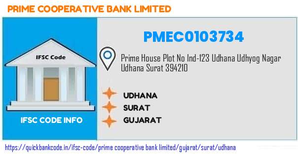 Prime Cooperative Bank Udhana PMEC0103734 IFSC Code