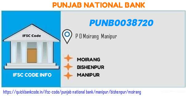 PUNB0038720 Punjab National Bank. MOIRANG