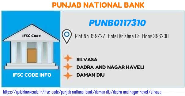Punjab National Bank Silvasa PUNB0117310 IFSC Code