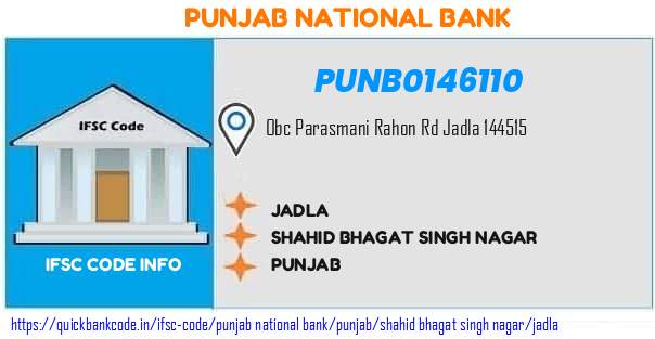 Punjab National Bank Jadla PUNB0146110 IFSC Code
