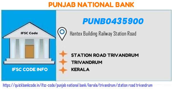 Punjab National Bank Station Road Trivandrum PUNB0435900 IFSC Code