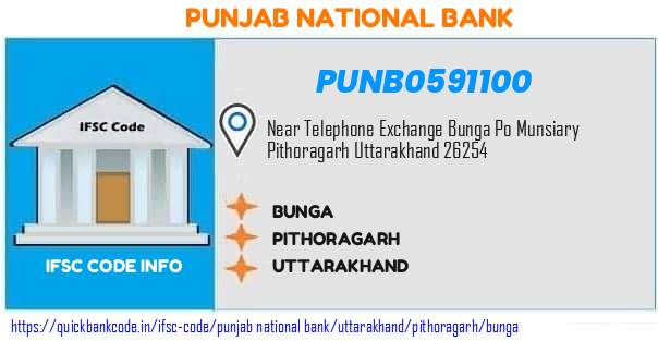 Punjab National Bank Bunga PUNB0591100 IFSC Code