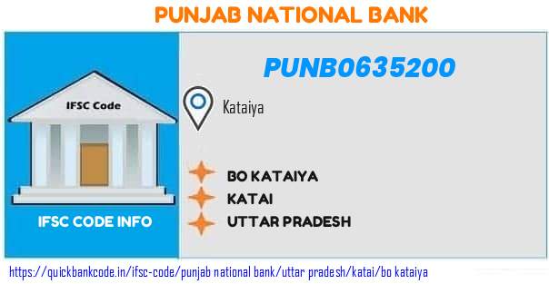 Punjab National Bank Bo Kataiya PUNB0635200 IFSC Code