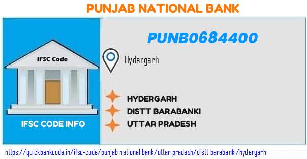 Punjab National Bank Hydergarh PUNB0684400 IFSC Code