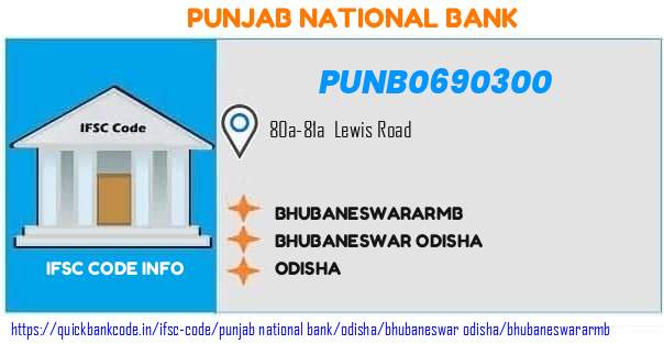 Punjab National Bank Bhubaneswararmb PUNB0690300 IFSC Code