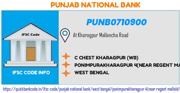 Punjab National Bank C Chest Kharagpur wb PUNB0710900 IFSC Code