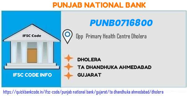 Punjab National Bank Dholera PUNB0716800 IFSC Code