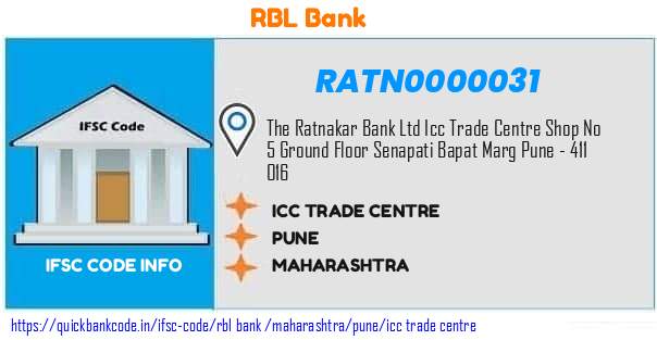 Rbl Bank Icc Trade Centre RATN0000031 IFSC Code