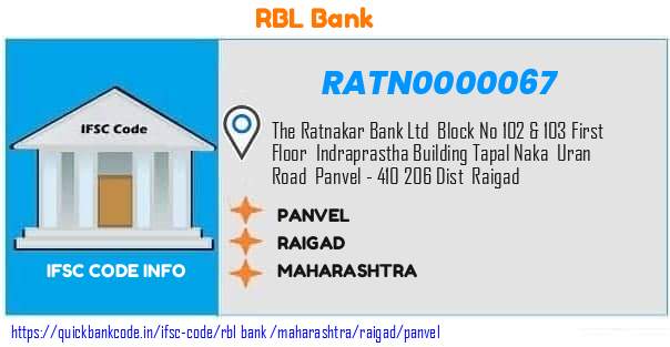 Rbl Bank Panvel RATN0000067 IFSC Code