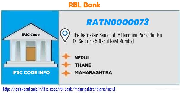 Rbl Bank Nerul RATN0000073 IFSC Code