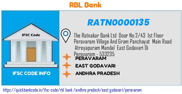 Rbl Bank Peravaram RATN0000135 IFSC Code