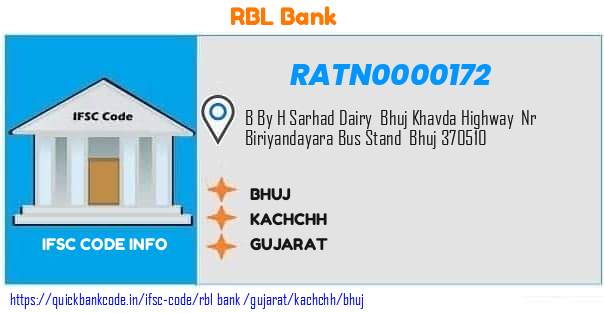 Rbl Bank Bhuj RATN0000172 IFSC Code