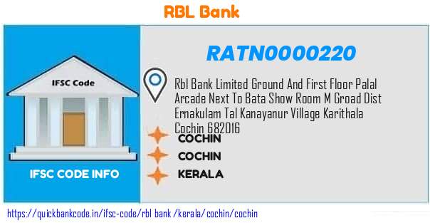 Rbl Bank Cochin RATN0000220 IFSC Code