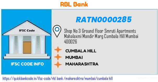 Rbl Bank Cumbala Hill RATN0000285 IFSC Code