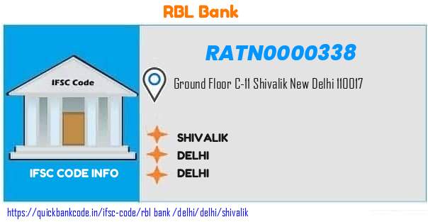 Rbl Bank Shivalik RATN0000338 IFSC Code