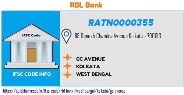 Rbl Bank Gc Avenue RATN0000355 IFSC Code