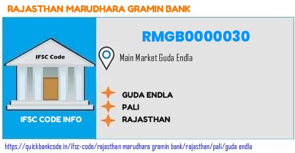 Rajasthan Marudhara Gramin Bank Guda Endla RMGB0000030 IFSC Code