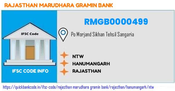 Rajasthan Marudhara Gramin Bank Ntw RMGB0000499 IFSC Code