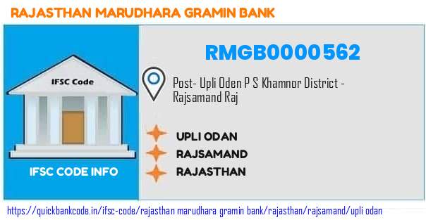 RMGB0000562 Rajasthan Marudhara Gramin Bank. UPLI ODAN