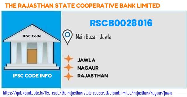 The Rajasthan State Cooperative Bank Jawla RSCB0028016 IFSC Code