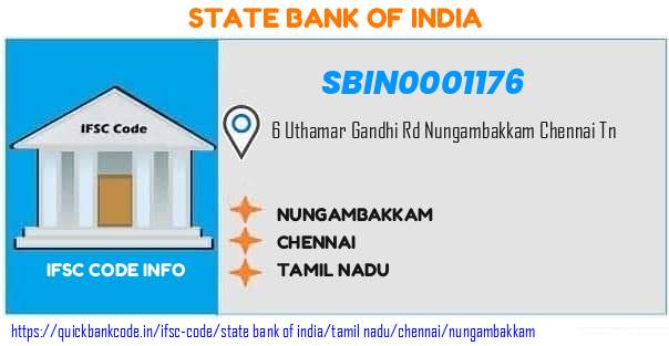 State Bank of India Nungambakkam SBIN0001176 IFSC Code
