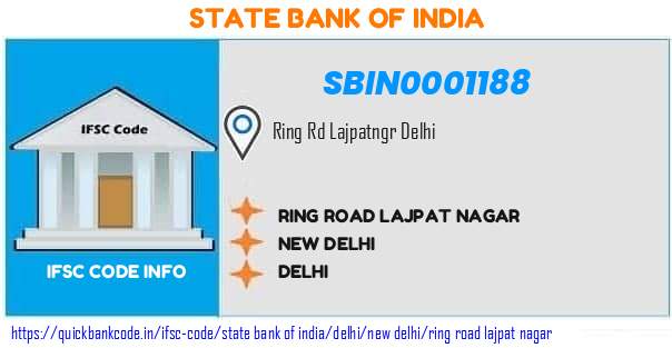 SBIN0001188 State Bank of India. RING ROAD, LAJPAT NAGAR