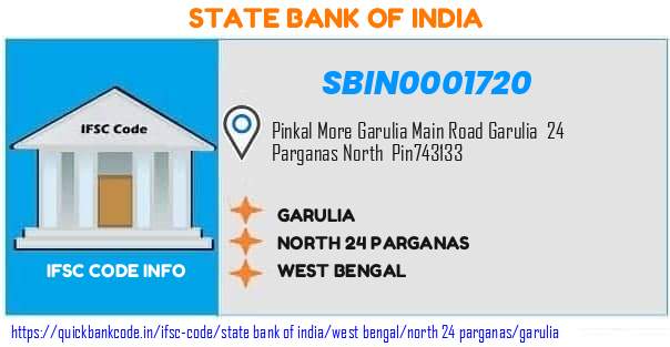 State Bank of India Garulia SBIN0001720 IFSC Code