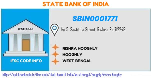 State Bank of India Rishra Hooghly SBIN0001771 IFSC Code