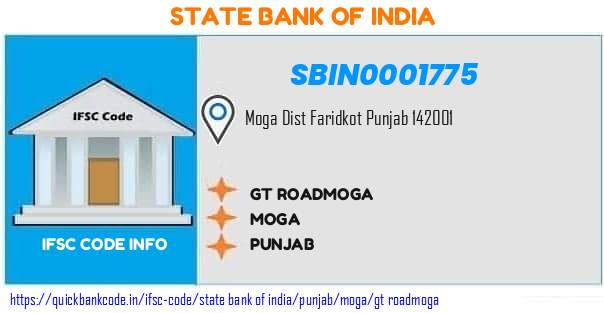 SBIN0001775 State Bank of India. GT ROAD,MOGA