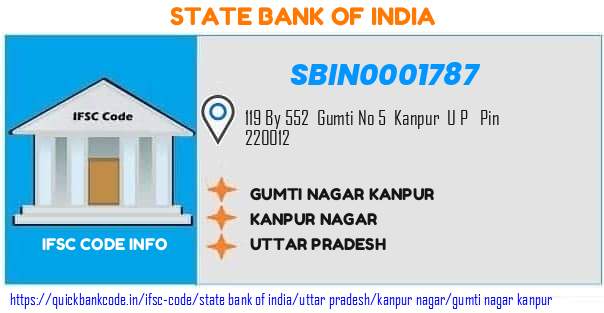 State Bank of India Gumti Nagar Kanpur SBIN0001787 IFSC Code