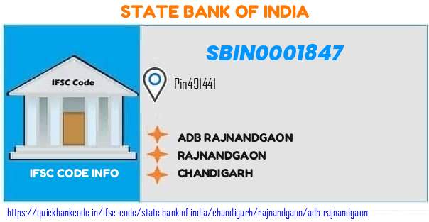 State Bank of India Adb Rajnandgaon SBIN0001847 IFSC Code