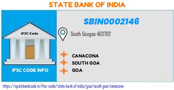 State Bank of India Canacona SBIN0002146 IFSC Code