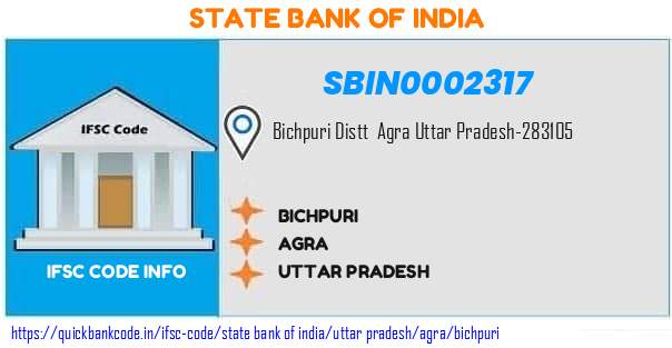 State Bank of India Bichpuri SBIN0002317 IFSC Code