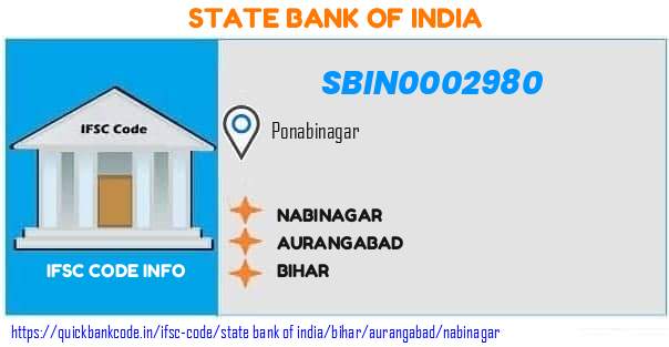 SBIN0002980 State Bank of India. NABINAGAR