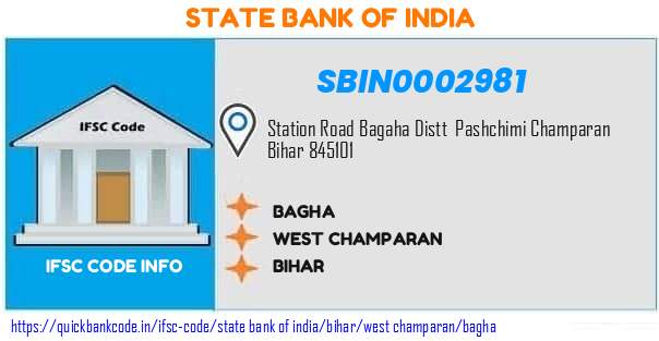 State Bank of India Bagha SBIN0002981 IFSC Code