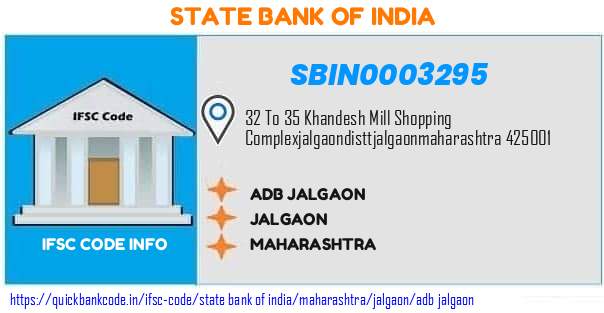 State Bank of India Adb Jalgaon SBIN0003295 IFSC Code