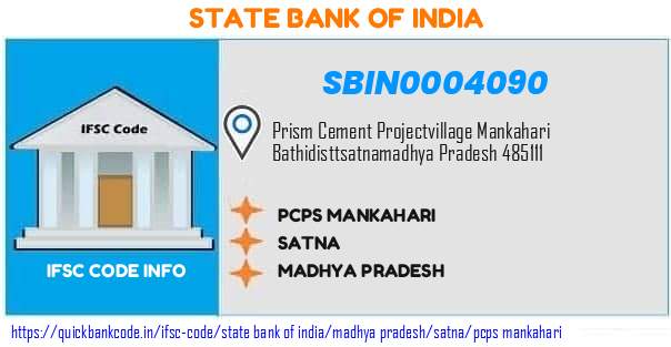 SBIN0004090 State Bank of India. PCPS MANKAHARI