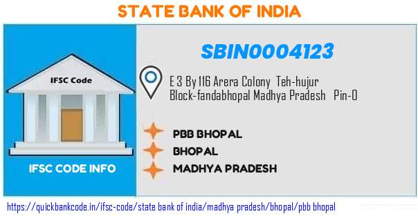 State Bank of India Pbb Bhopal SBIN0004123 IFSC Code
