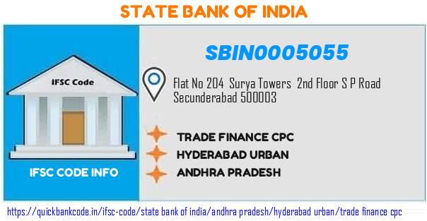 State Bank of India Trade Finance Cpc SBIN0005055 IFSC Code