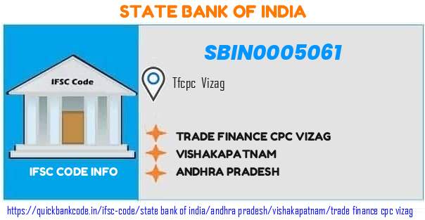 SBIN0005061 State Bank of India. TRADE FINANCE CPC, VIZAG
