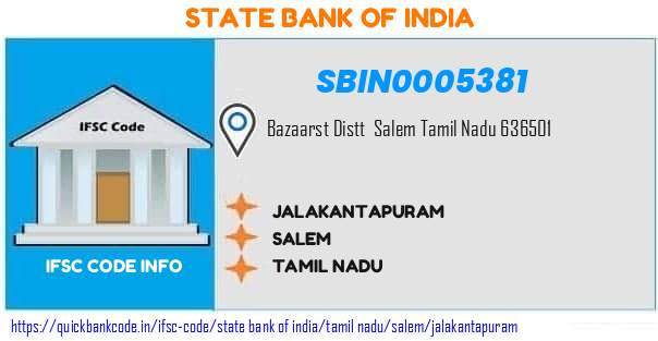State Bank of India Jalakantapuram SBIN0005381 IFSC Code