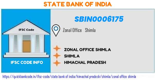 State Bank of India Zonal Office Shimla SBIN0006175 IFSC Code