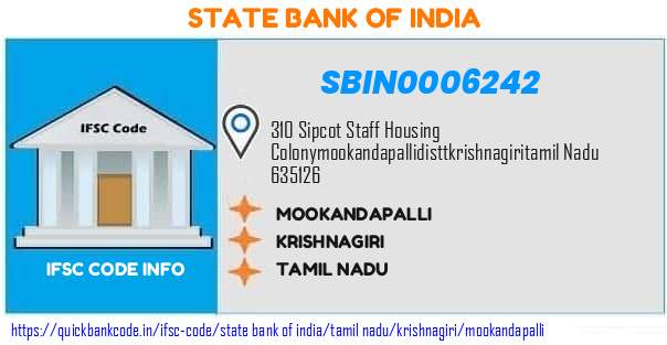 State Bank of India Mookandapalli SBIN0006242 IFSC Code