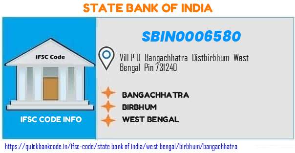 State Bank of India Bangachhatra SBIN0006580 IFSC Code