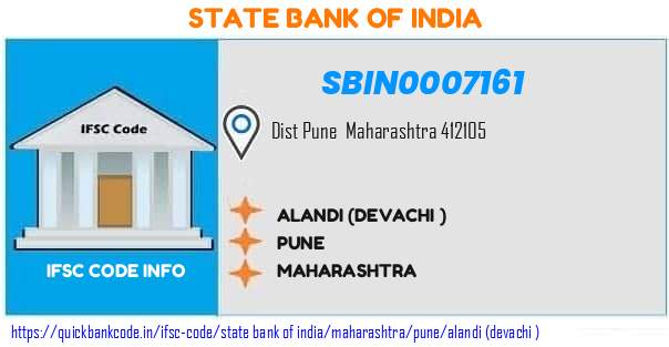 SBIN0007161 State Bank of India. ALANDI  (DEVACHI )