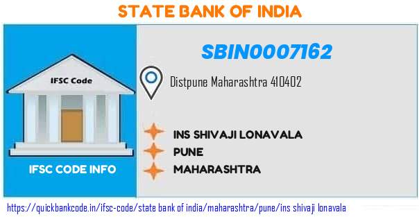 State Bank of India Ins Shivaji Lonavala SBIN0007162 IFSC Code