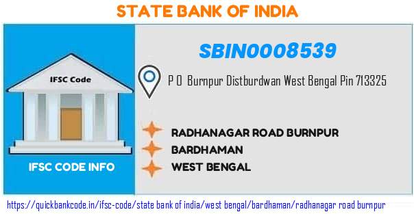 State Bank of India Radhanagar Road Burnpur SBIN0008539 IFSC Code