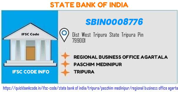 State Bank of India Regional Business Office Agartala SBIN0008776 IFSC Code