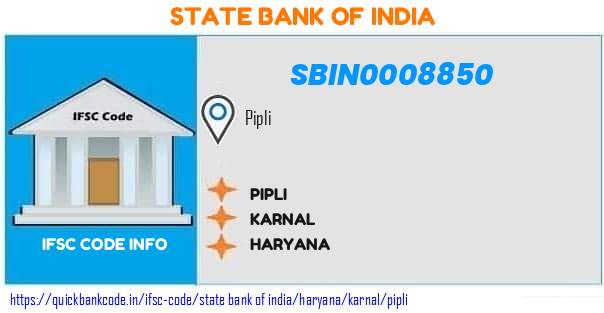 State Bank of India Pipli SBIN0008850 IFSC Code